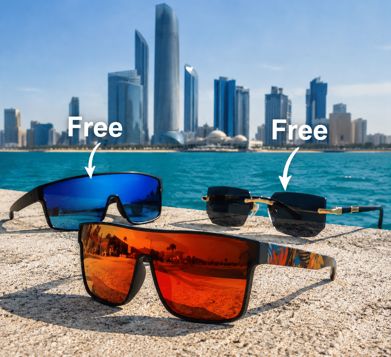 Summer vibe glasses™ | Buy 1 GET 2 FREE! 🔥🌴