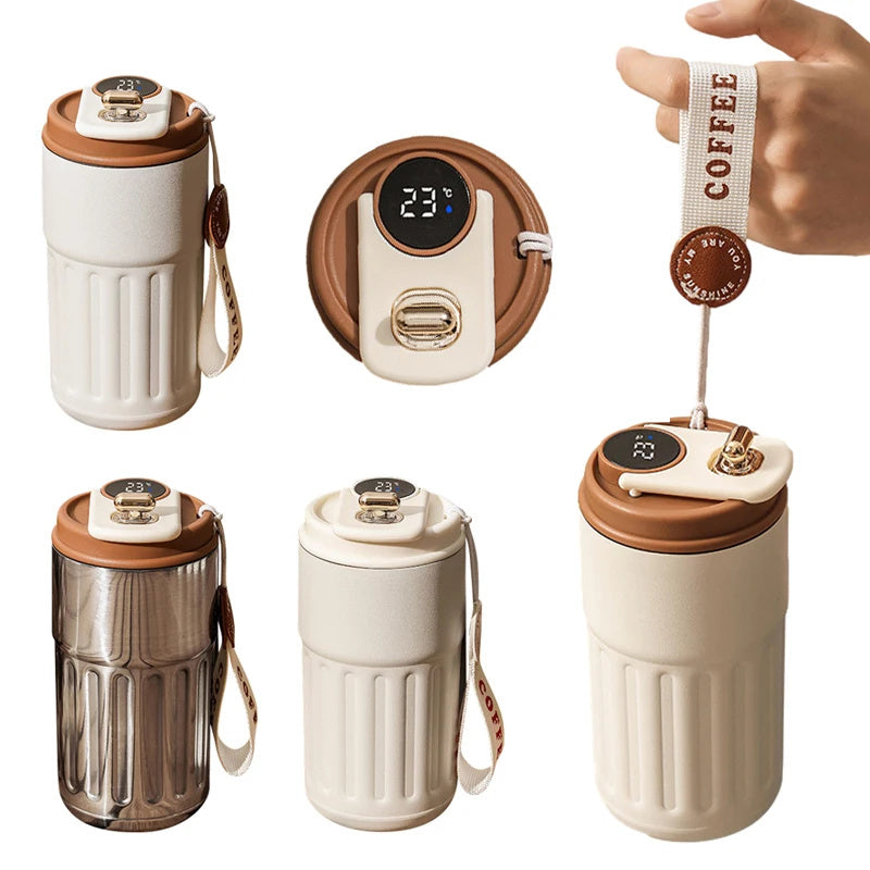 Portable Smart Digital Thermal Bottle