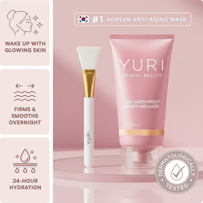 Yuri Collagen Night Wrapping Mask